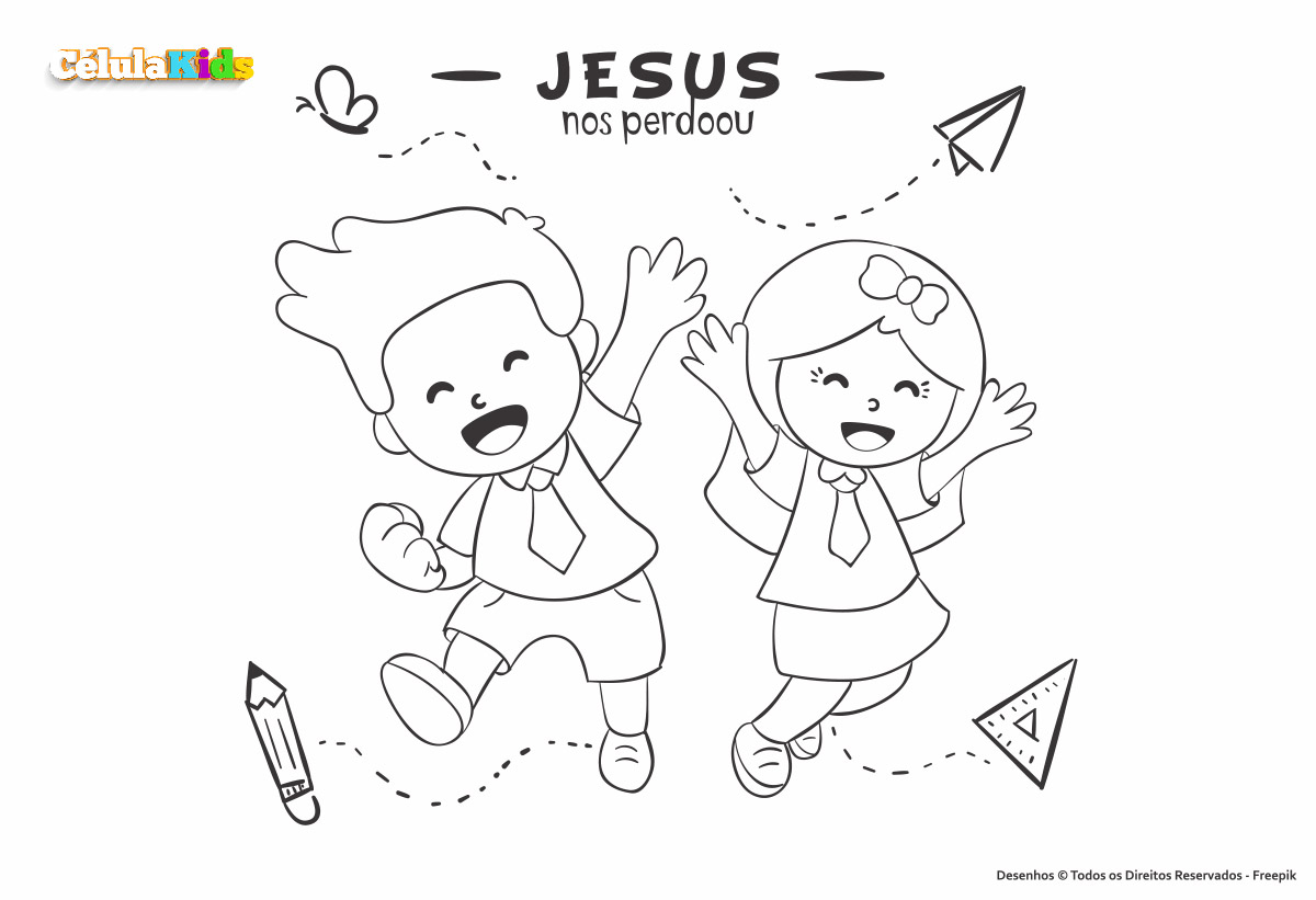 Desenhos bíblicos para Colorir – Célula Kids